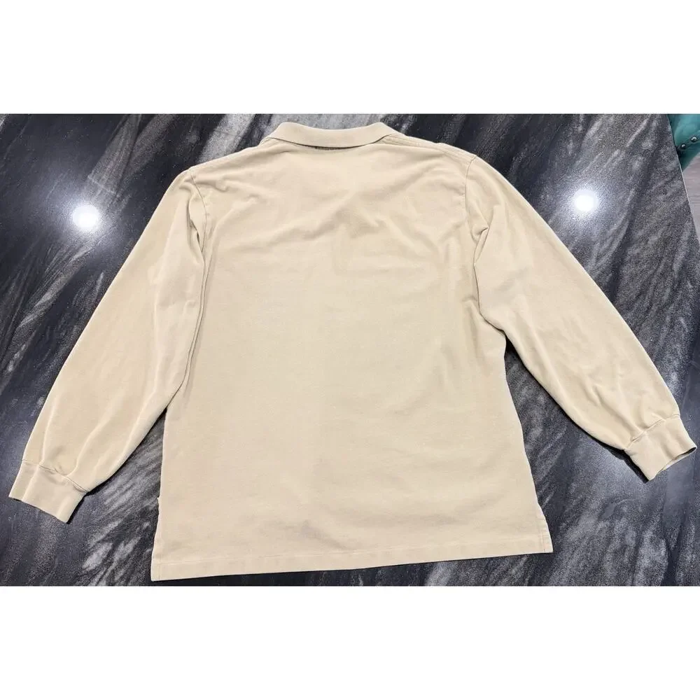 Polo Ralph Lauren Mens XL Long Sleeve Polo Shirt Pony Pique Preppy Golf Classic